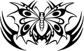 Tribal Butterfly Sticker 139