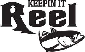 Keepin It Reel Tuna Fishing Sticker