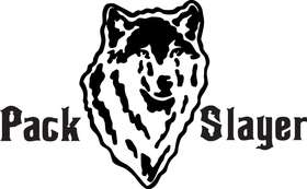 Pake Slayer Wolf Sticker