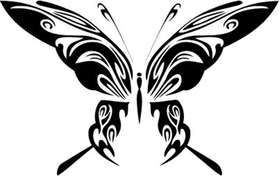 Butterfly 24 Sticker