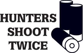 Hunters Shoot Twice with Shotgun Shells Sticker