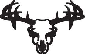 Deer Skull Sticker 2