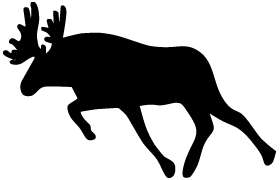 Moose Sticker 2