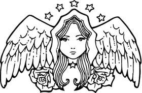 Angel Sticker 4137