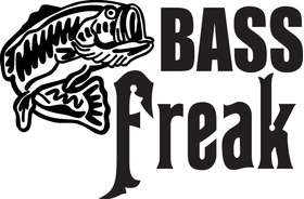 Bass Freak Sticker 2