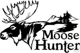 Moose Hunter Sticker