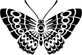 Tribal Butterfly Sticker 48