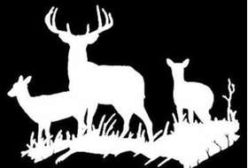 Deer Family 2 Sticker
