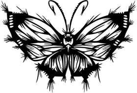 Tribal Butterfly Sticker 222