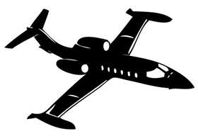 Learjet Sticker
