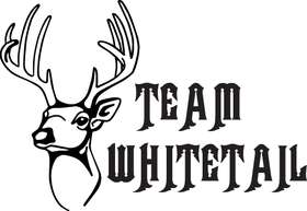 Team WhiteTail Deer Sticker 3