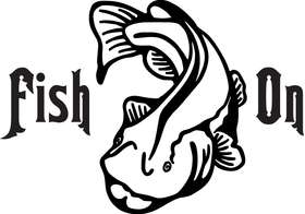 Fish On Catfish Sticker 3