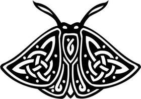Tribal Butterfly Sticker 22