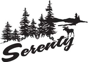 Moose Serenty Sticker