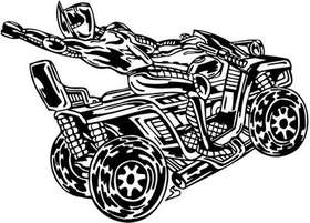 ATV Riders Sticker 84