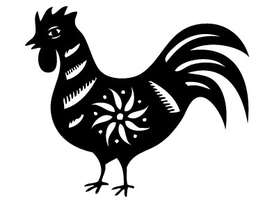 Rooster 2 Sticker