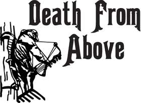 Death From Above Bowhunter Sticker 7
