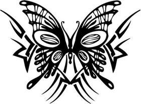 Tribal Butterfly Sticker 195