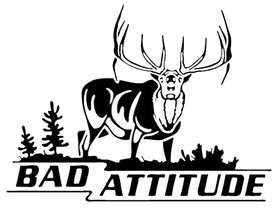 Bad Attitude Elk Sticker