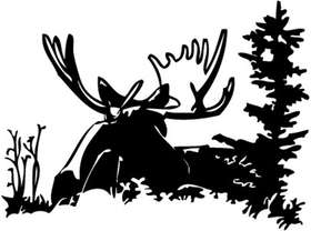 Moose 2 Sticker
