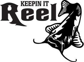 Keepin it Reel Catfish Sticker 2