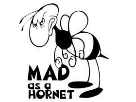 Mad as a Hornet Sticker