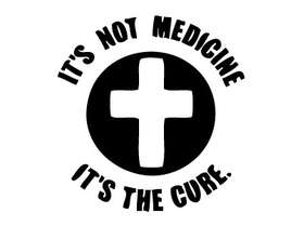 Not Medicine The Cure Sticker