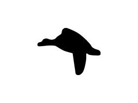 3 Ducks Flying Sticker