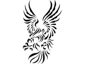 Eagle Logo Sticker