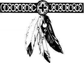 Native American Tribal Feather Sticker 10