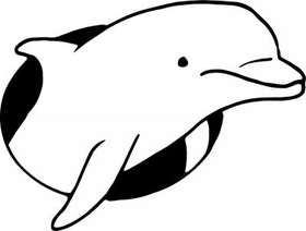 Dolphin Sticker 411