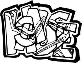 Graffiti Art Sticker 438