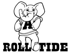 Alabama Roll Tide Sticker