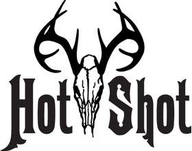 Hot Shot Sticker Buck Skull Sticker