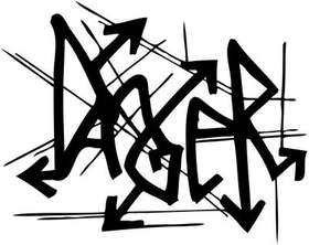 Graffiti Art Sticker 437