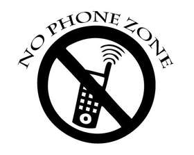 No Phone Zone 7 Sticker