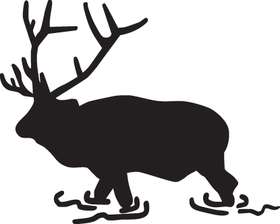 Elk Sticker 17