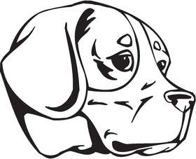 Beagle-Harrier Dog Sticker