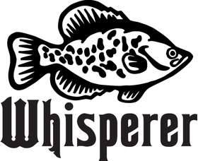Crappie Whisperer Sticker
