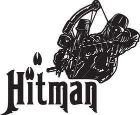Hitman Bowhunting Sticker 2