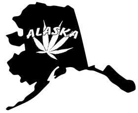 Alaska Marijuana Sticker
