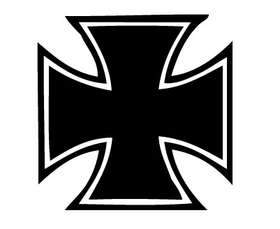 Maltese Cross 1 Sticker