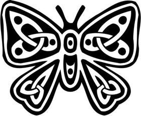 Tribal Butterfly Sticker 5