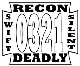 Recon Deadly Sticker
