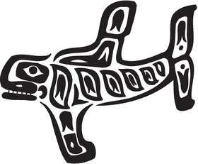 Native American Animal Sticker 43