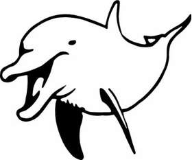 Dolphin Sticker 309