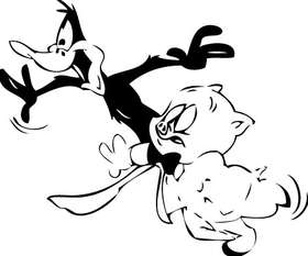 Looney Tunes Group Sticker