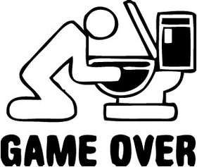 Game Over Sticker