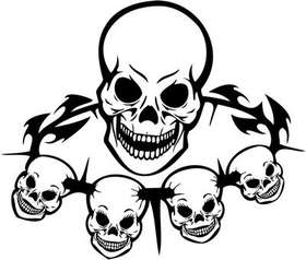 Skull Sticker 319