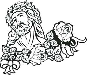 Savior and Flower Sticker 3060